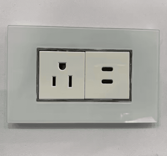 118 Type New Design Wall Switch America Type 1gang 1 Way/2way Power American Wall Sockets and Electrical Switches Wall Light
